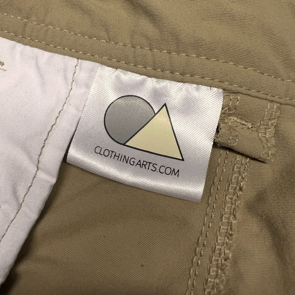 Clothing Arts 36x30 Black P^Cubed Pick Pocket Proof Pants Khaki Travel Chino - Picture 7 of 10